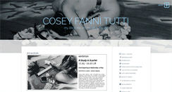 Desktop Screenshot of coseyfannitutti.com